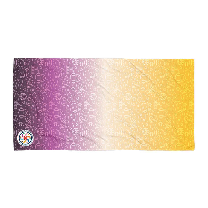 Nonbinary Pride Beach Towel product image (1)