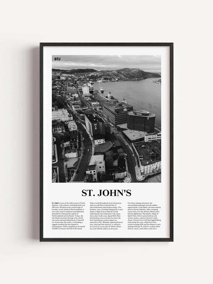 St. John's 01 Newspaper Poster product image (1)