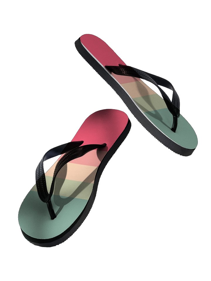 Vibrant Stride Custom Flip-Flops product image (2)