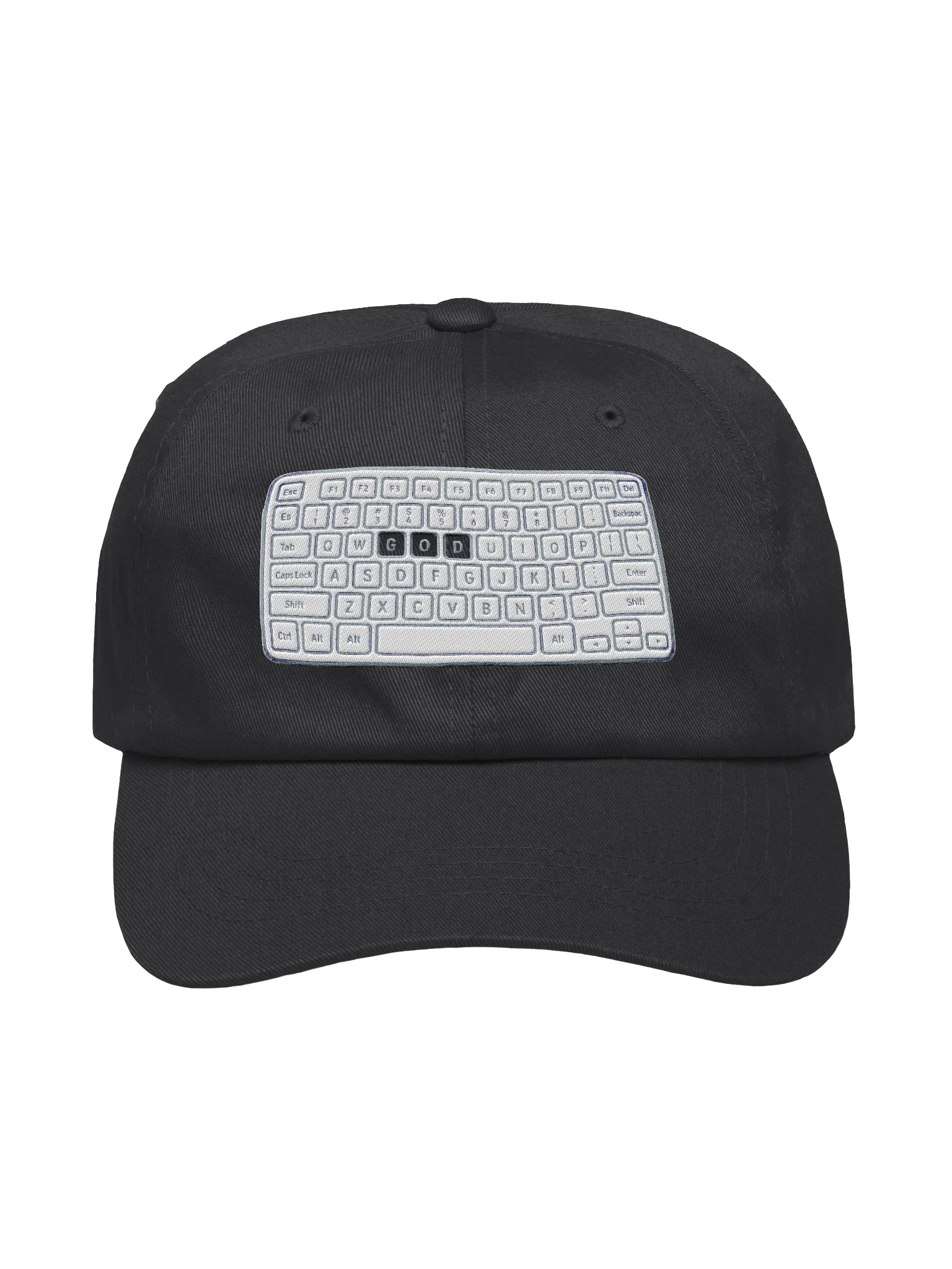 CTRL . ALT . GOD . Relaxed Hat product image (1)