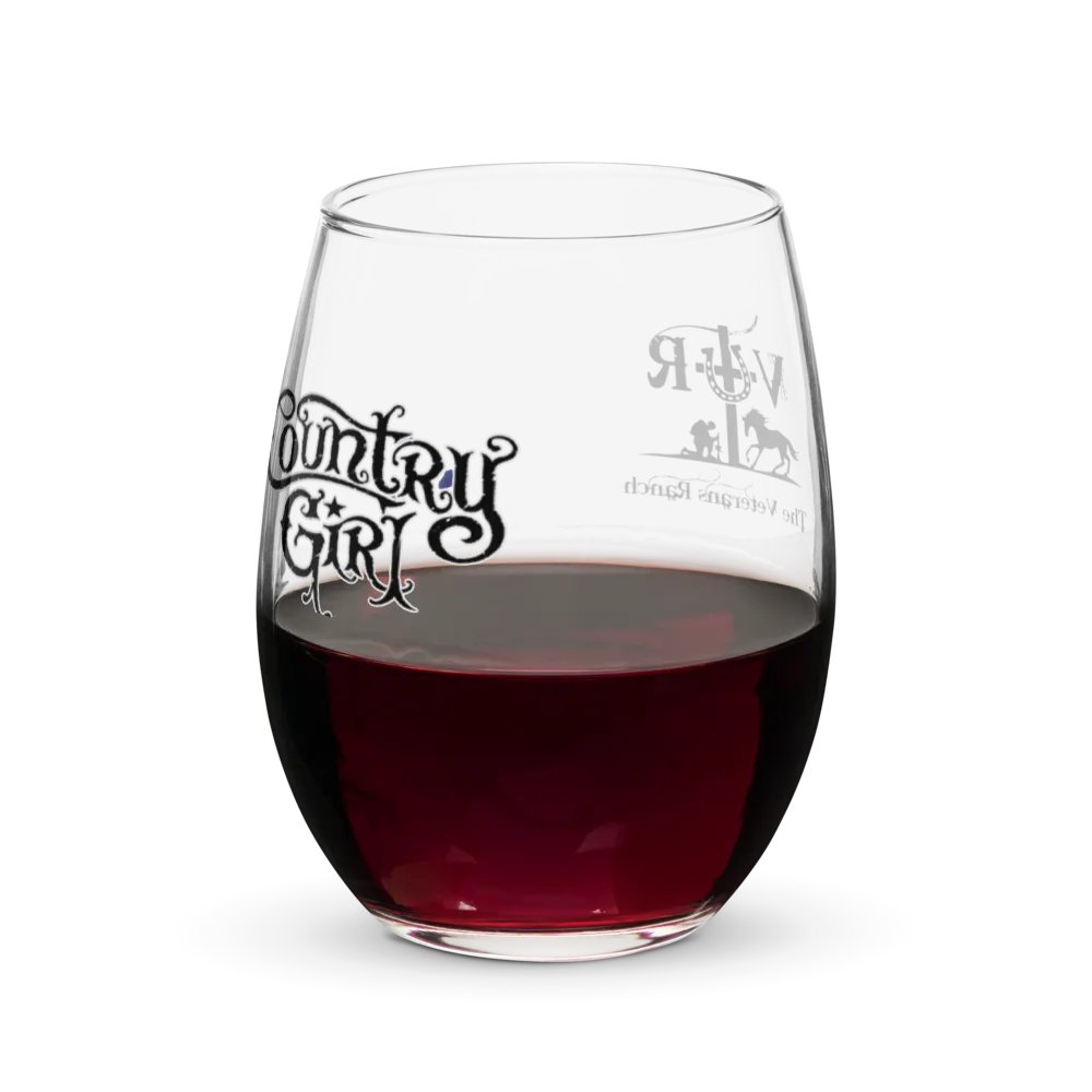 Country Girl Wine Glass product image (1)