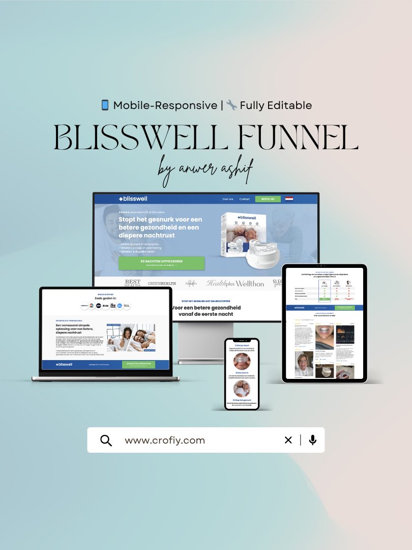 Wellness & Skincare Funnelish Templates product image (1)