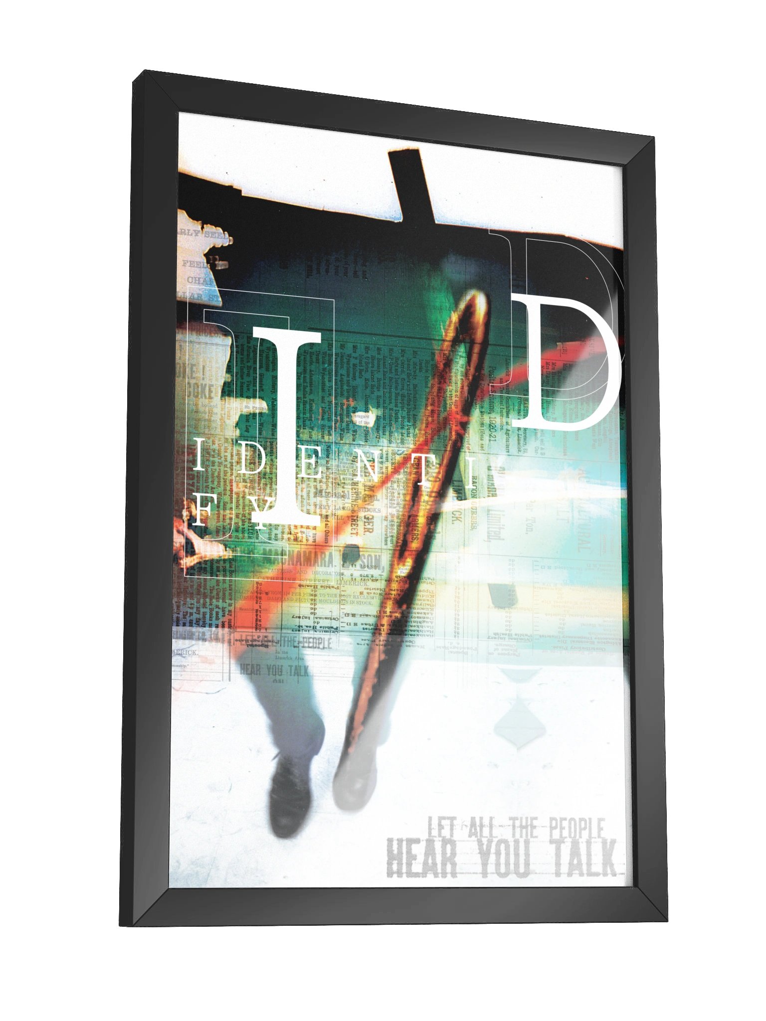 Let ALL the People Hear You Talk Framed Poster product image (6)