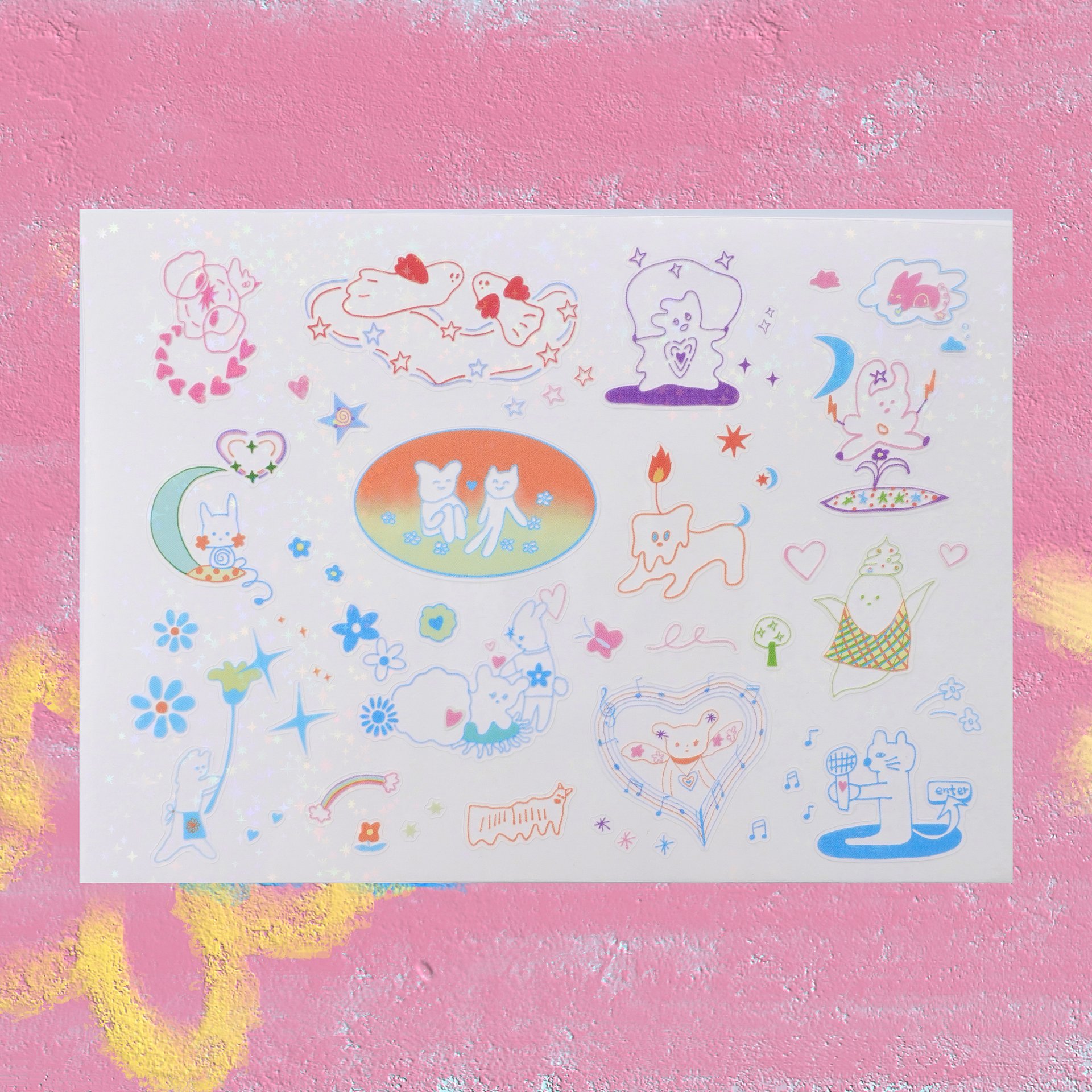 Stickers - Be Happy with Peco~☆.。.:*・°☆.。.:* product image (2)