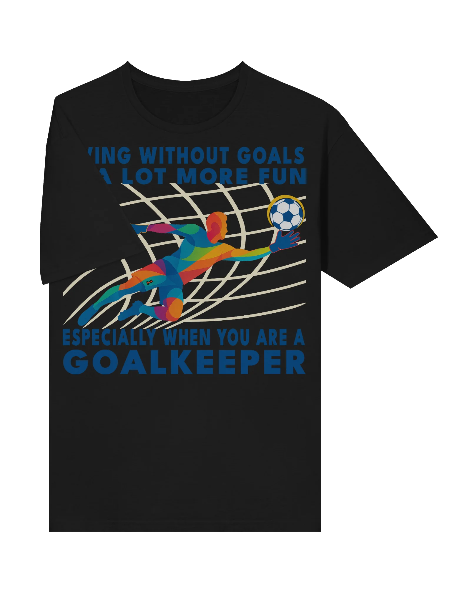 Living Without Goals — Geometric Goalkeeper Tee product image (5)