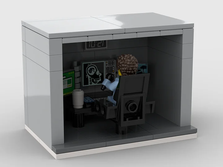 Radiology Reading Room MOC Instructions (90 pieces) + 4K Images (DIGITAL PRODUCT) product image (1)