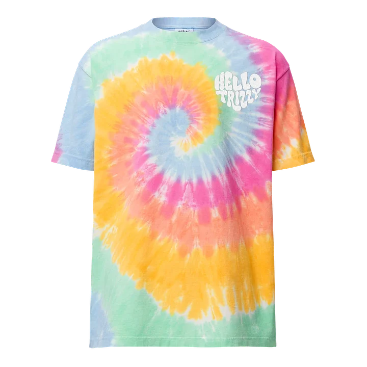 Heart Logo Oversized Tie Dye Shirt product image (1)