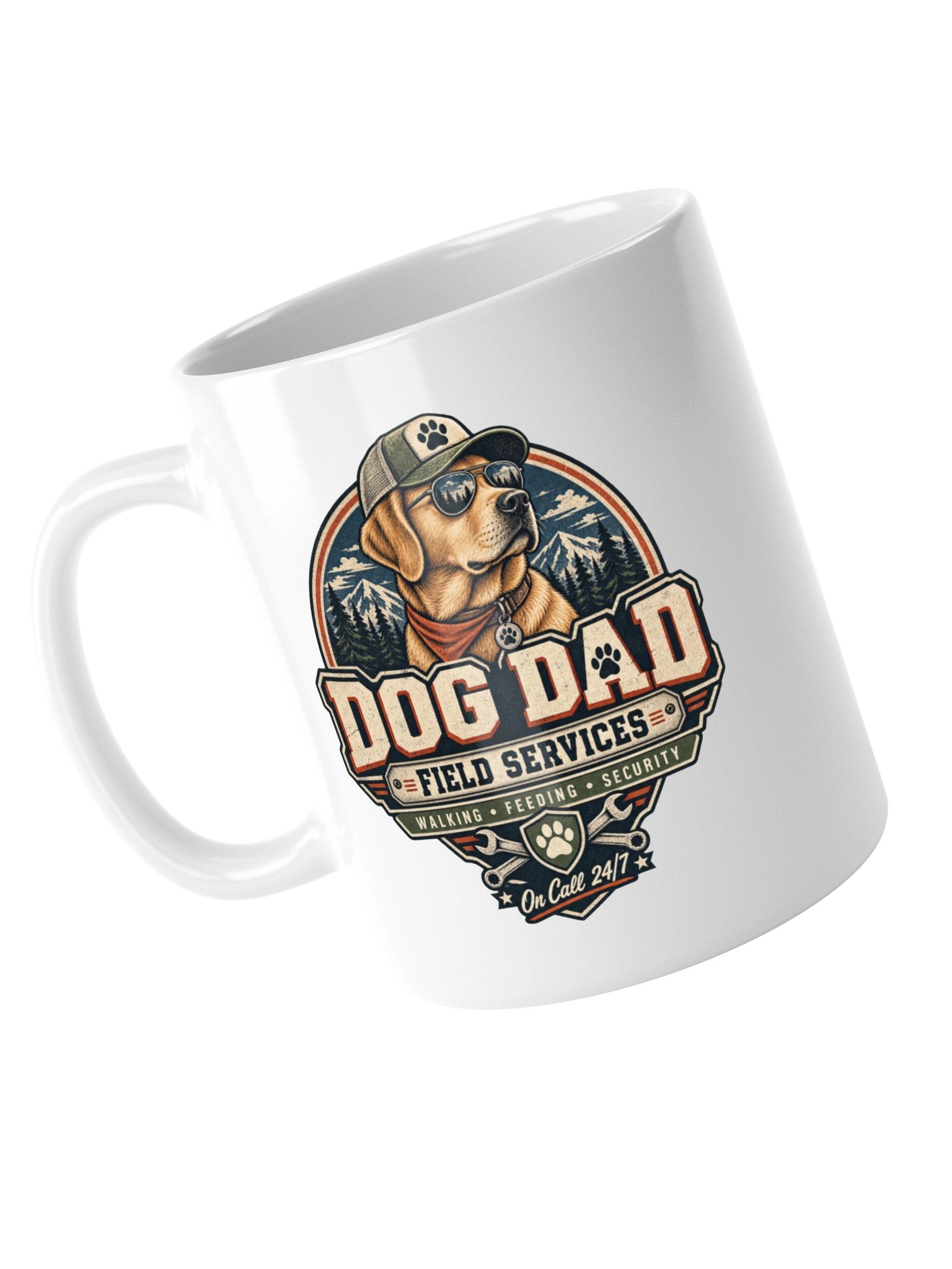 Dog Dad Field Services Mug | Dog Dad Coffee Mug product image (15)