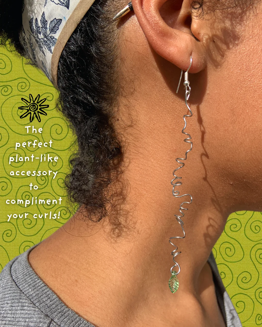 Coily Vine Earrings product image (2)