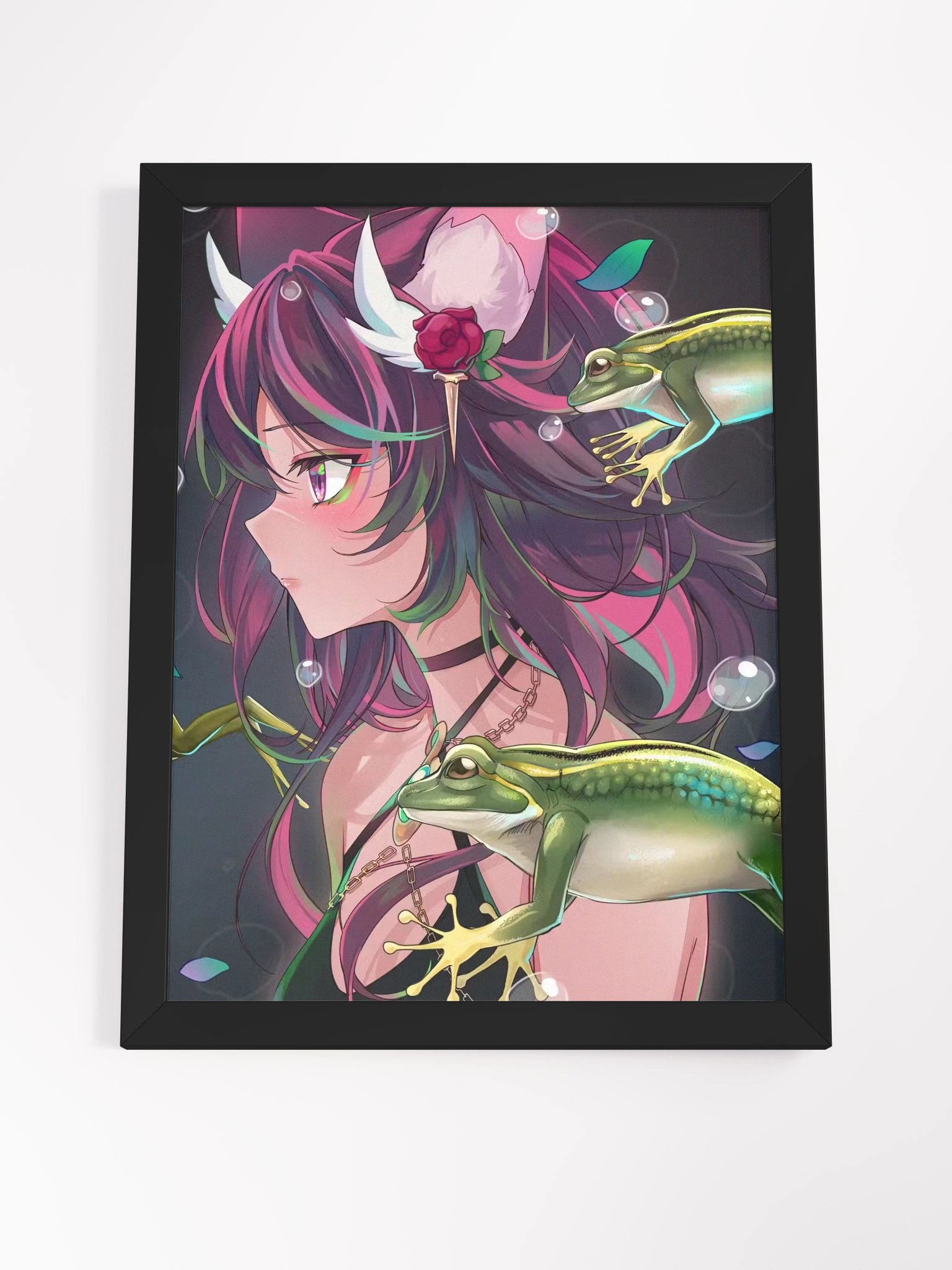 【Framed Poster】- Myun Frog Bustshot product image (6)
