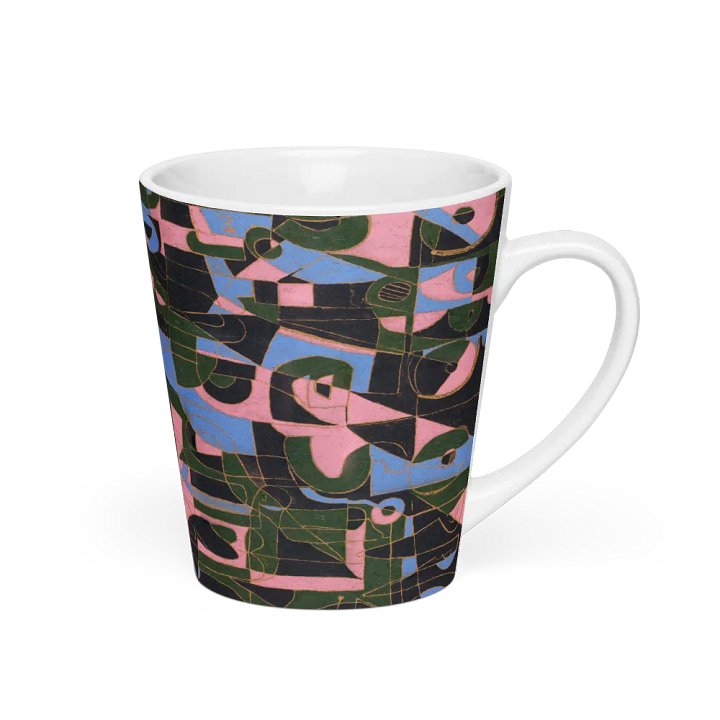 Opposite dimples in the bored mind of the squid Latte Mug product image (2)