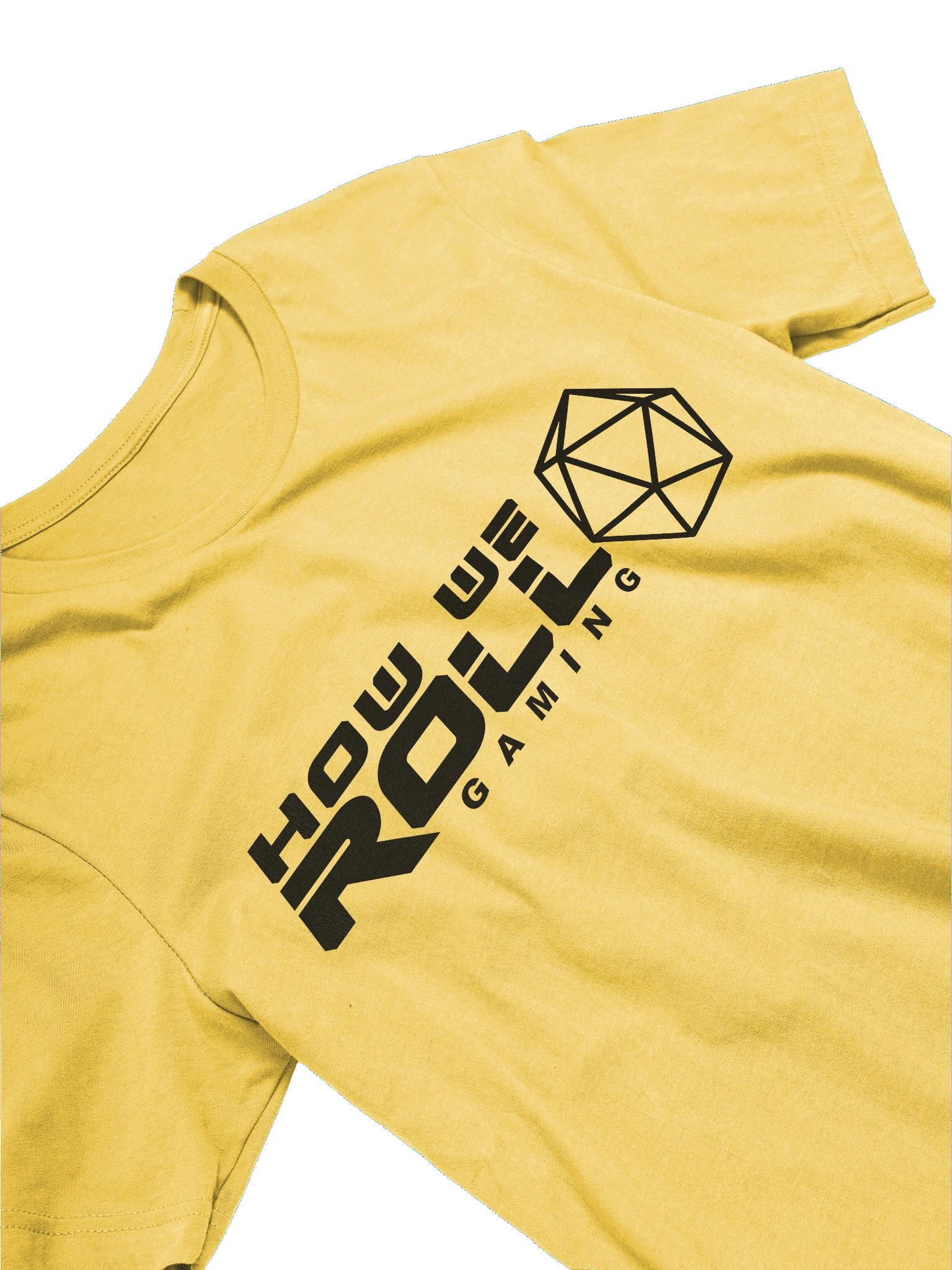 How We Roll Gaming Big Yellow Shirt product image (3)