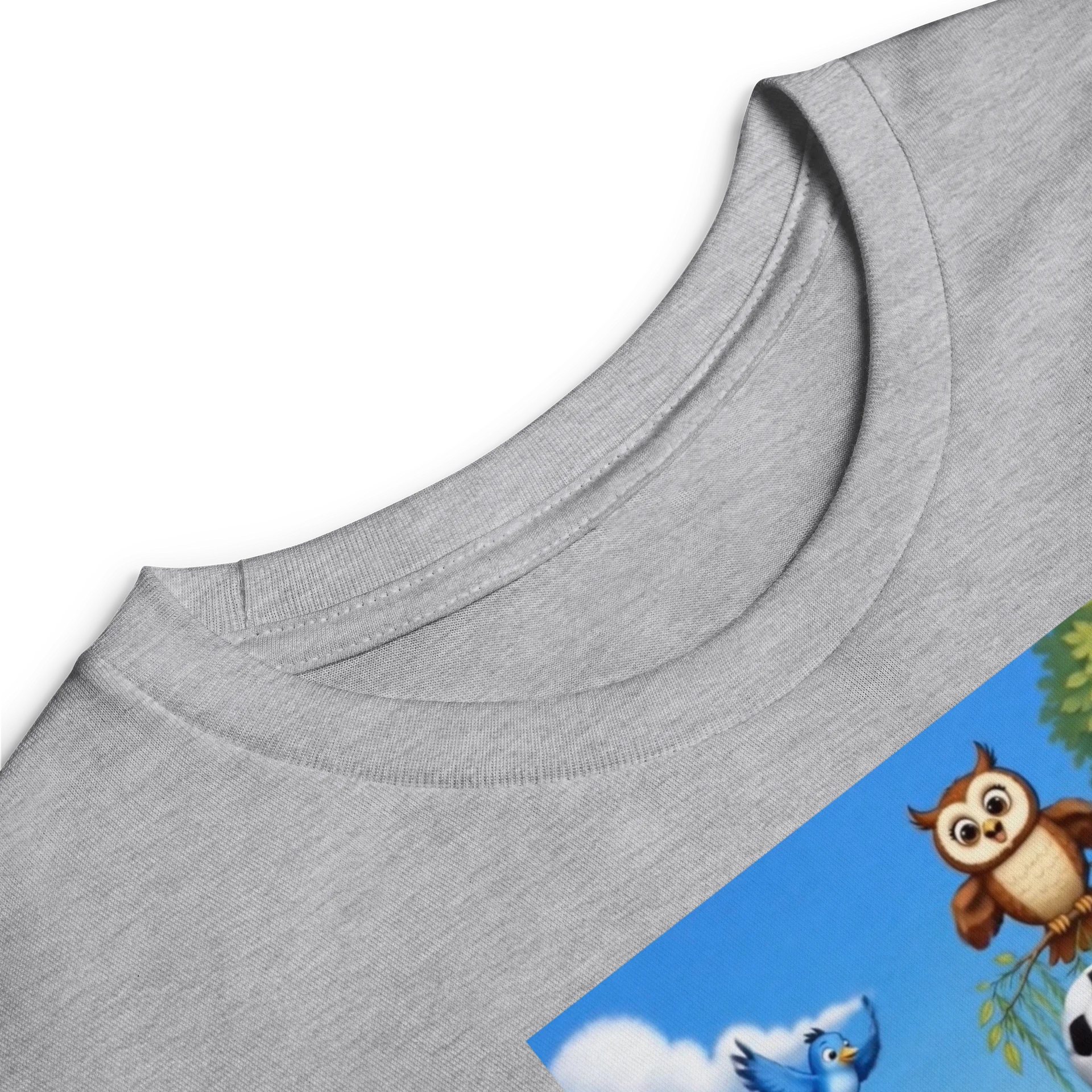 Cute Farm Animal Soccer Cartoon Youth Long Sleeve Tee product image (6)