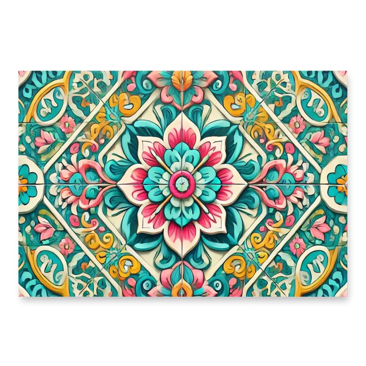 Peranakan-Inspired Wrapping Paper Sheets – Premium Quality Singapore Art product image (1)