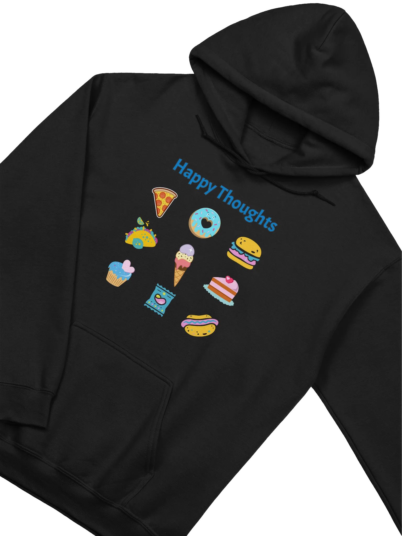 Happy Thoughts - Don't Judge Me - Junk Food - Gildan Classic Hoodie product image (3)