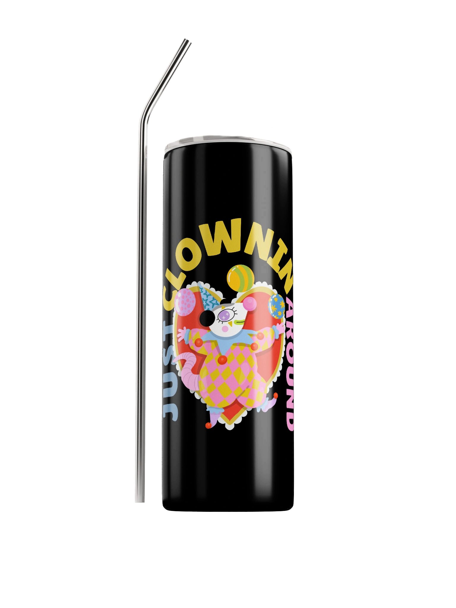 Just Clownin' Around Opossum Tumbler product image (1)