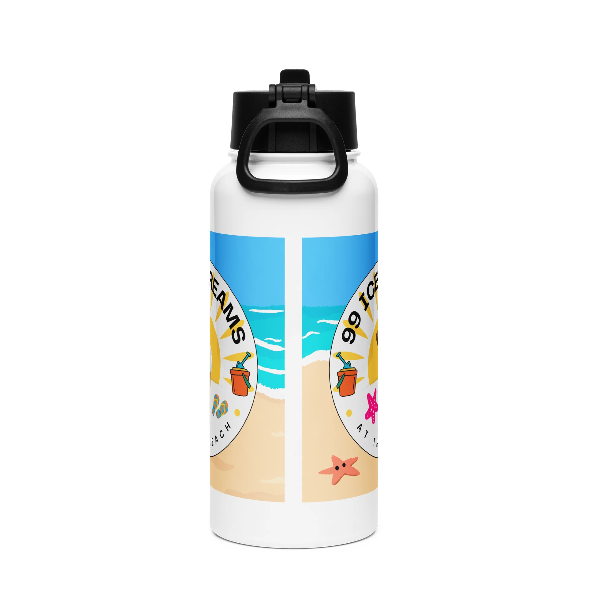99 Ice Creams At The Beach Water Bottle product image (4)
