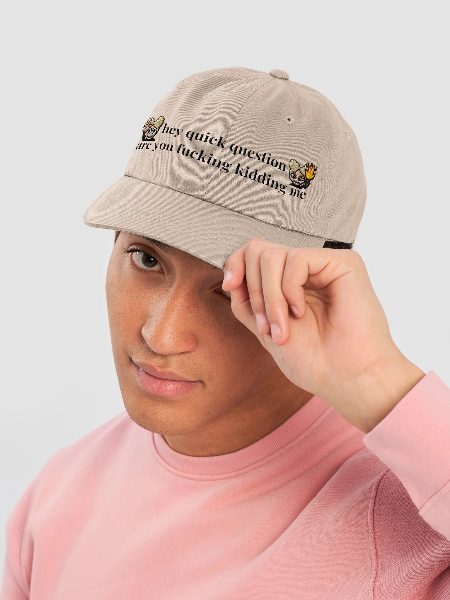 Hey, Quick Question Dad Hat product image (5)