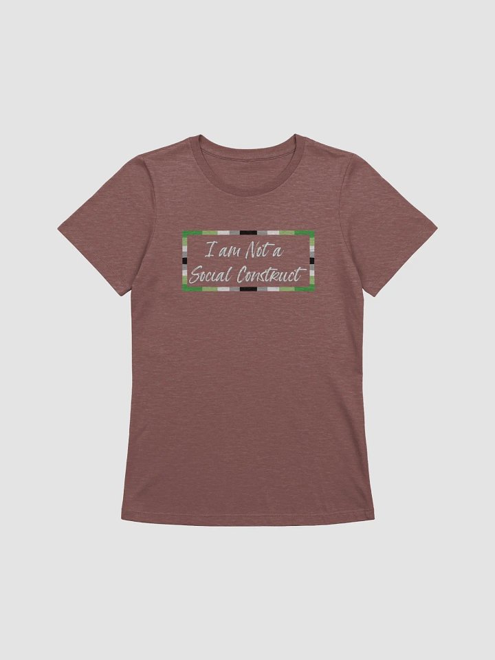 I am Not a Social Construct (lg) (w) - Aromantic - Women's Relaxed Fit T product image (13)