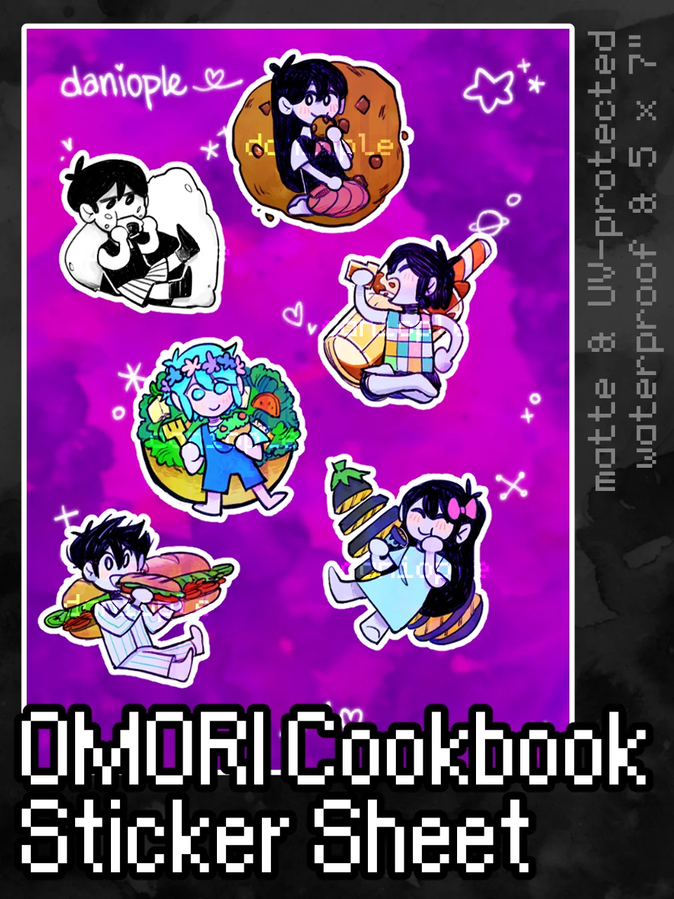 OMORI - Cookbook Sticker Sheet product image (1)