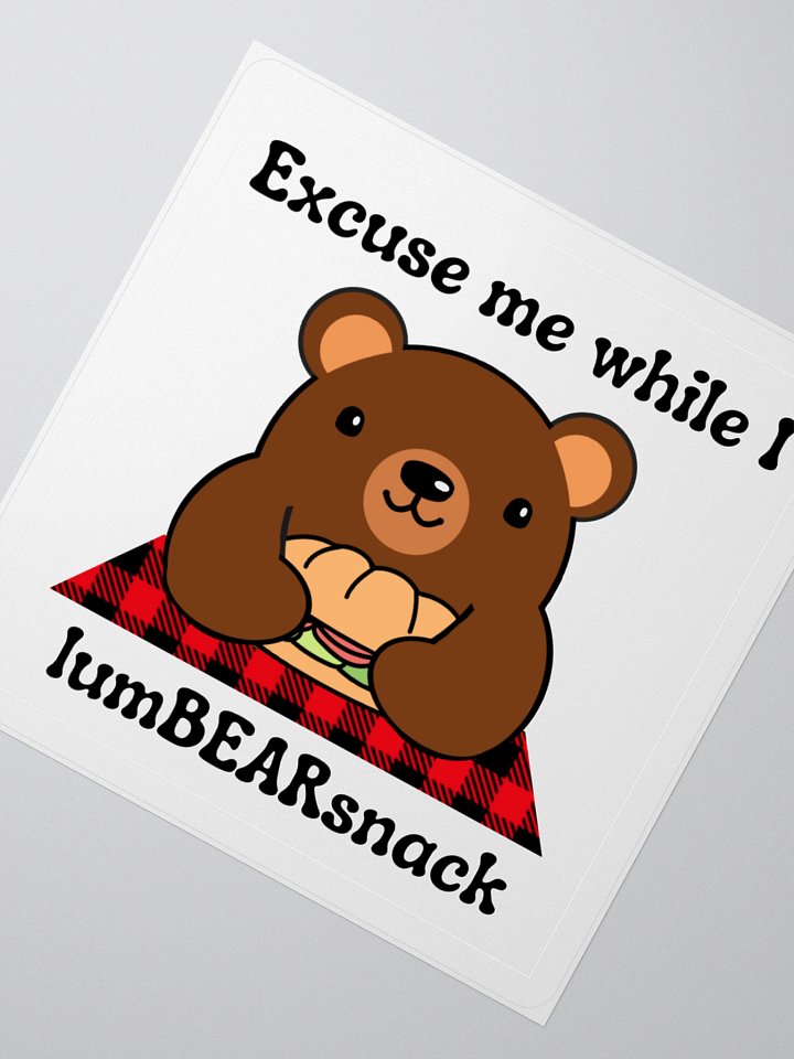 LumBEARsnack Sticker product image (4)