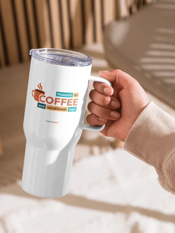 Powered by coffee - Travel Mug product image (8)