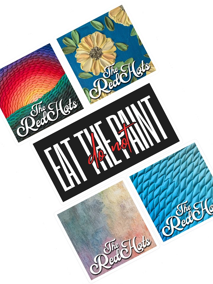 [do not] EAT THE PAINT - Kiss Cut Sticker Sheet product image (1)