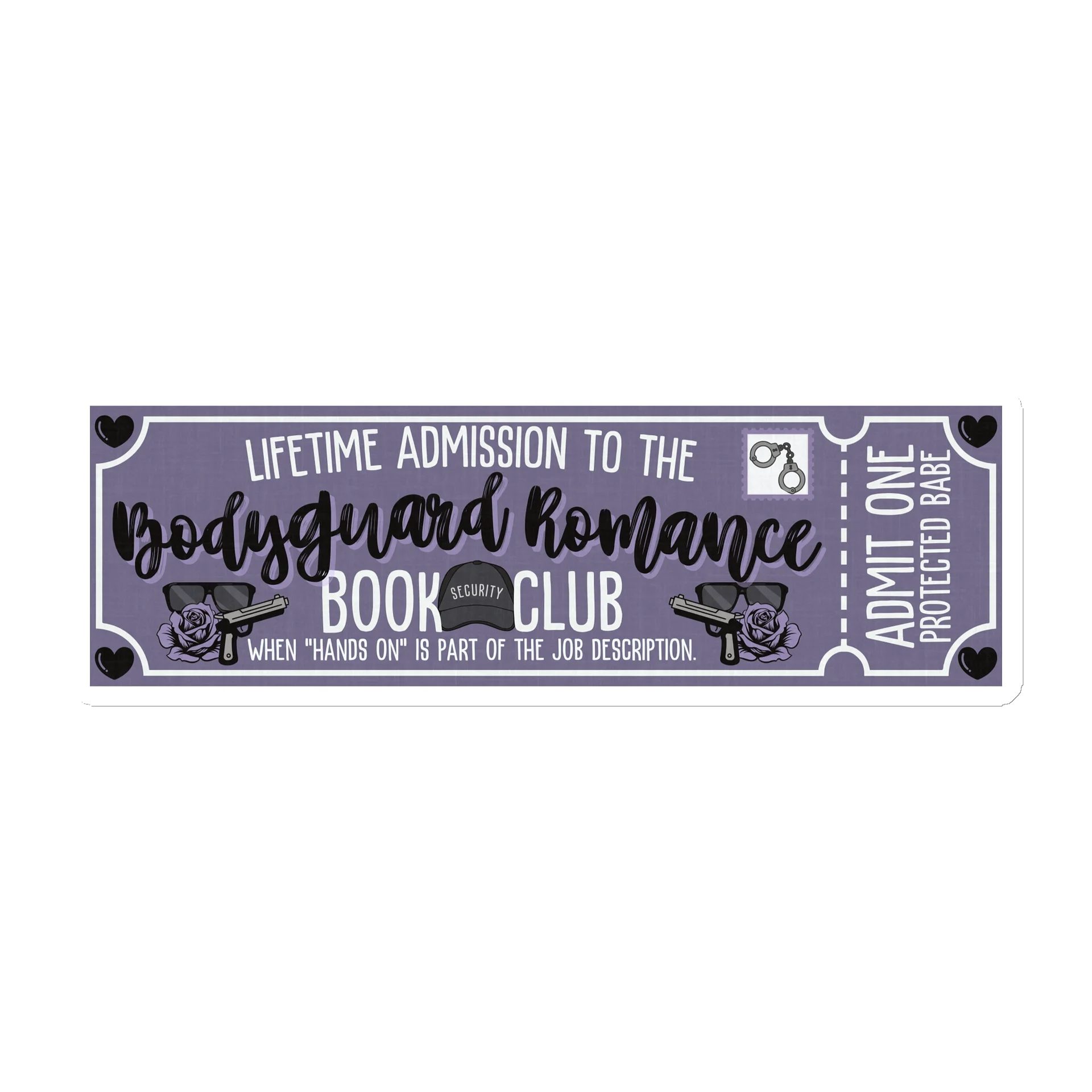 Bodyguard Romance Ticket Magnet product image (1)