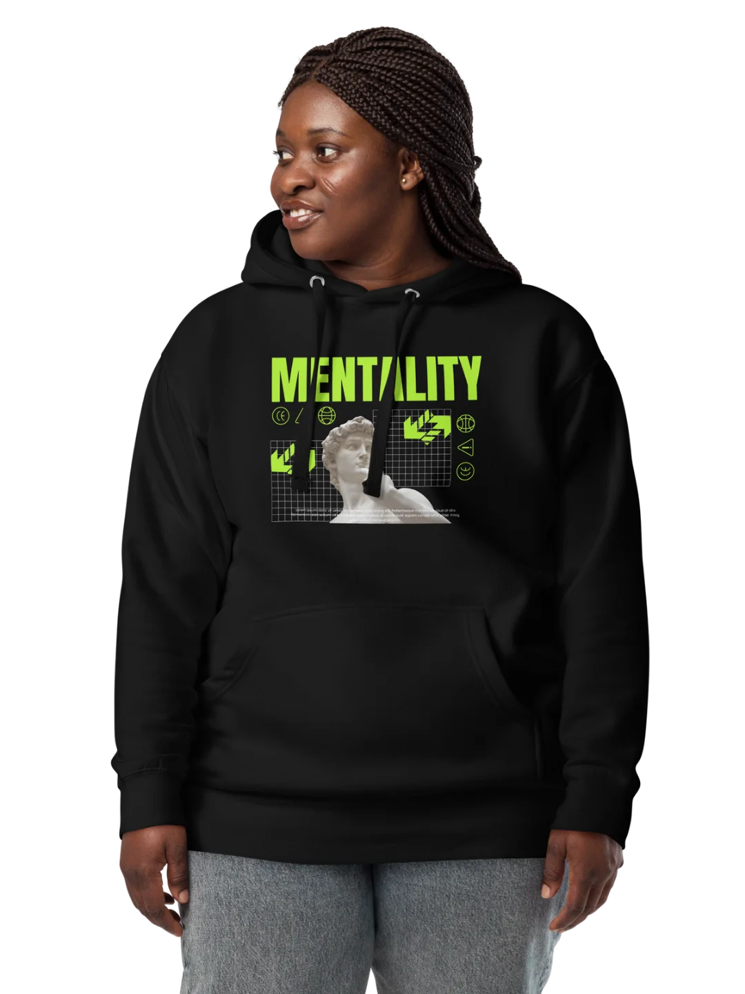 Mentality Vaporwave Statue Hoodie product image (4)