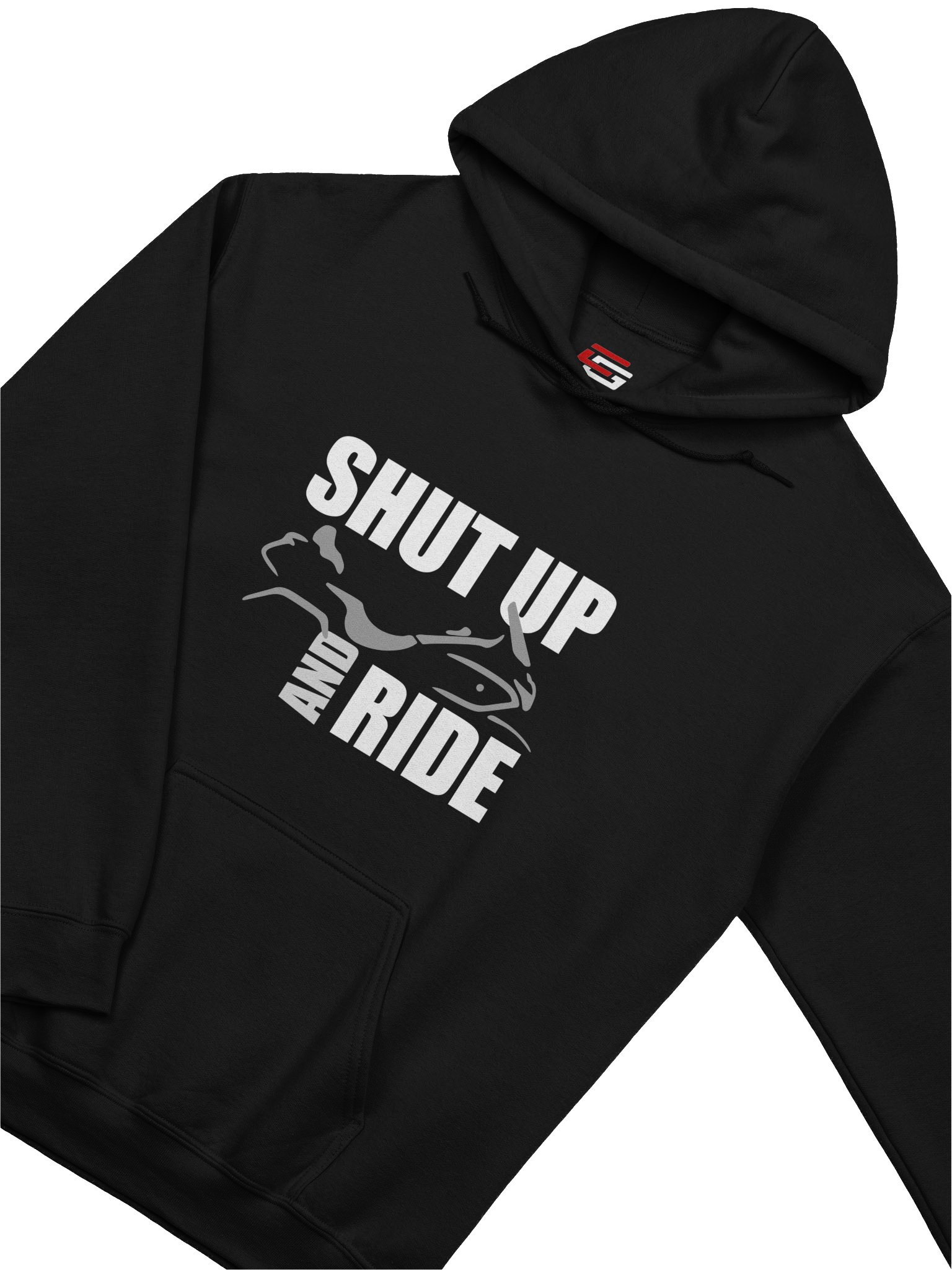SHUT UP and RIDE Hoodie Goldwing product image (3)