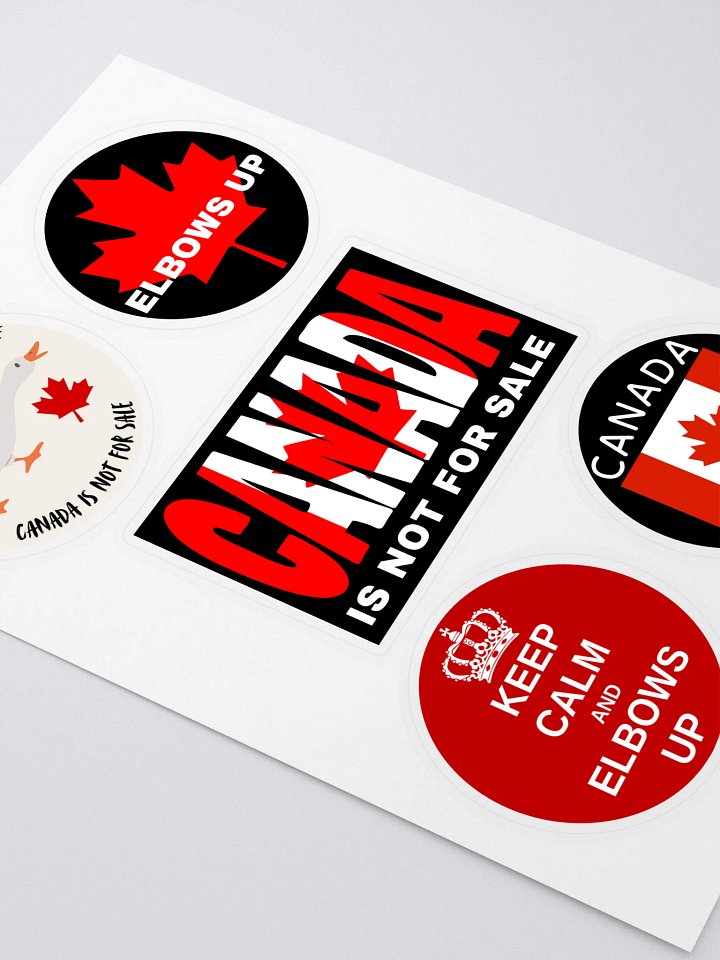 Canadian Sovereignty Kiss Cut Sticker Sheet product image (2)