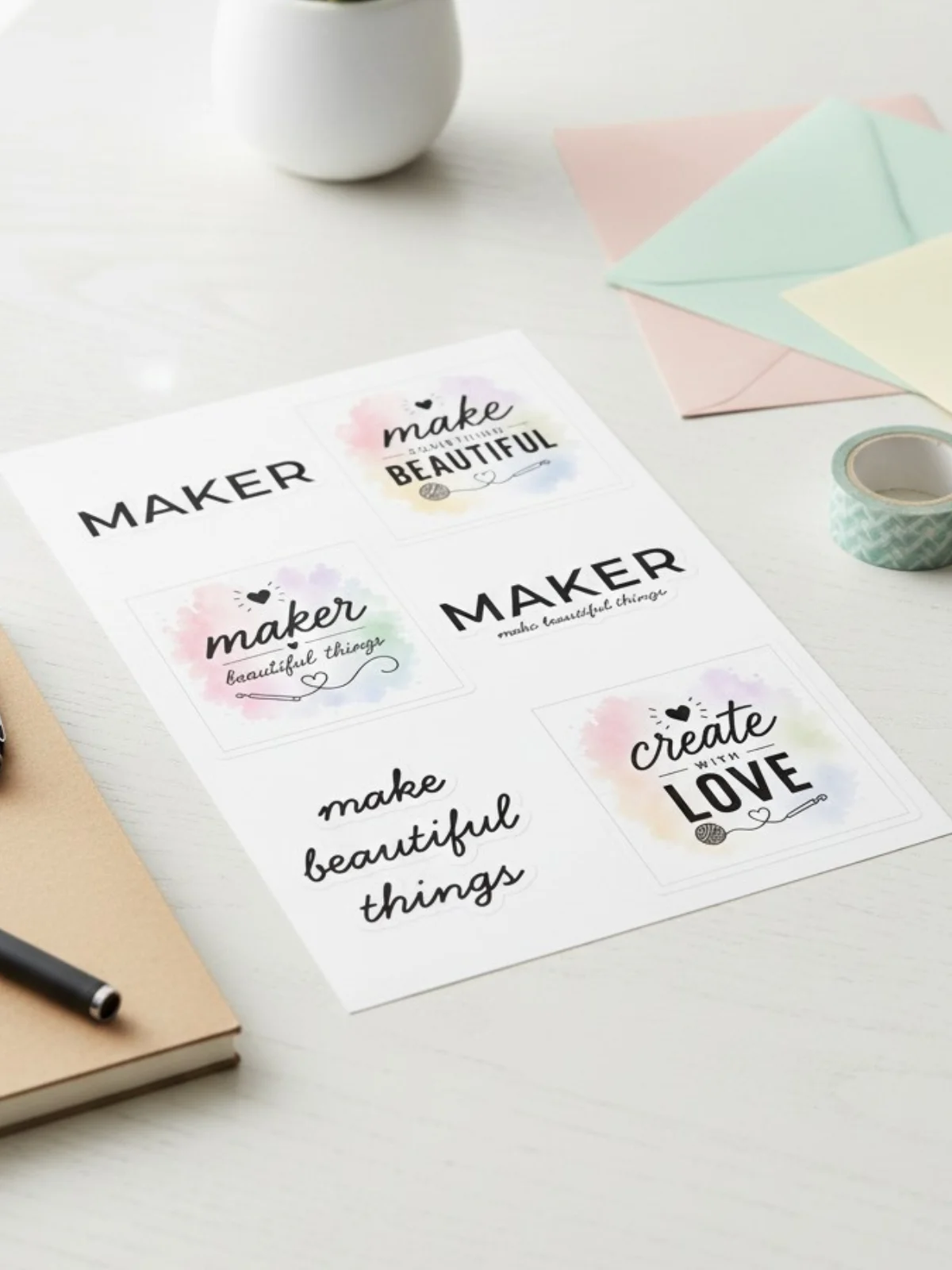 Maker Sticker Sheet product image (3)