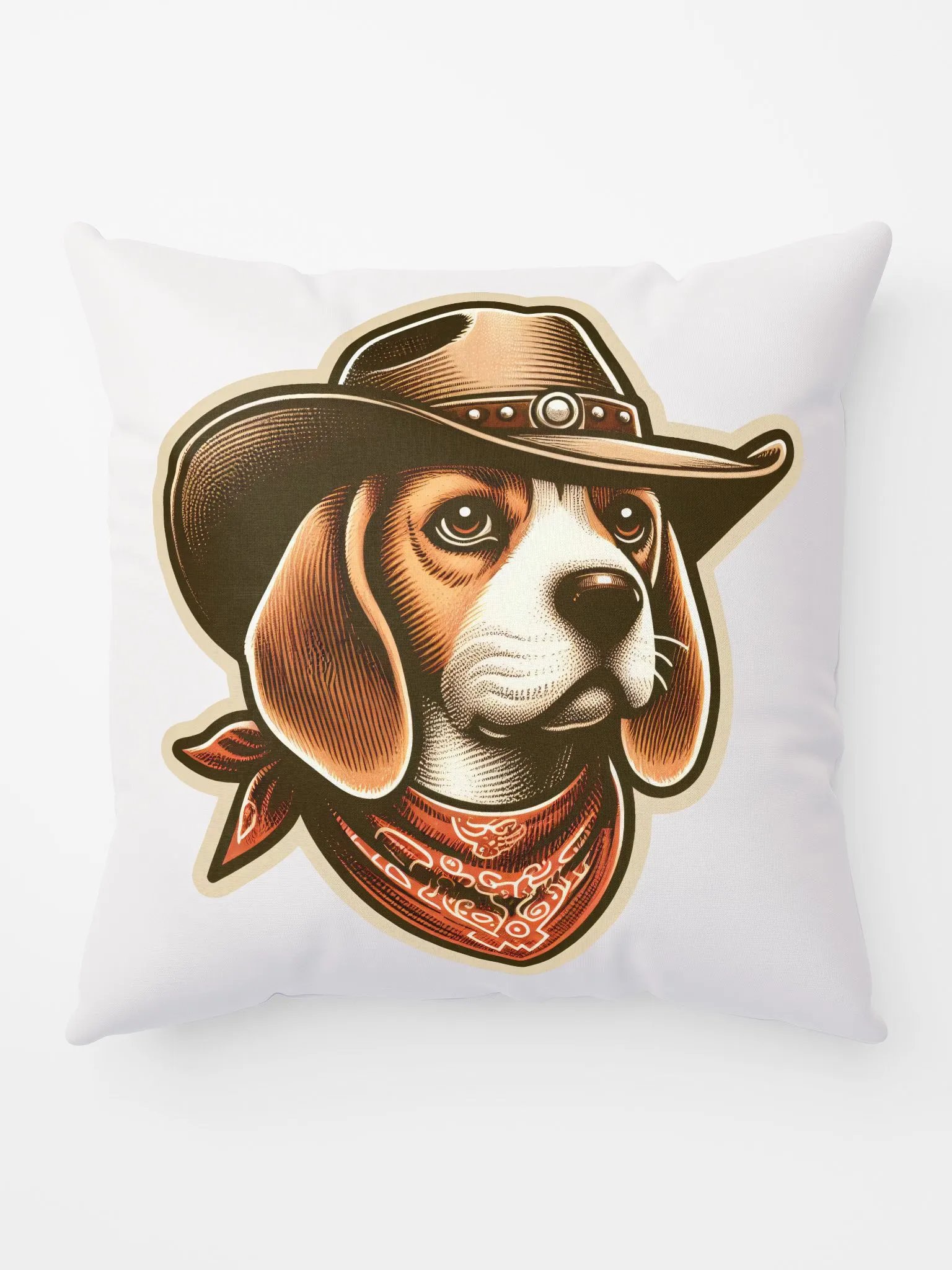 Cowboy Beagle -Pillow product image (5)