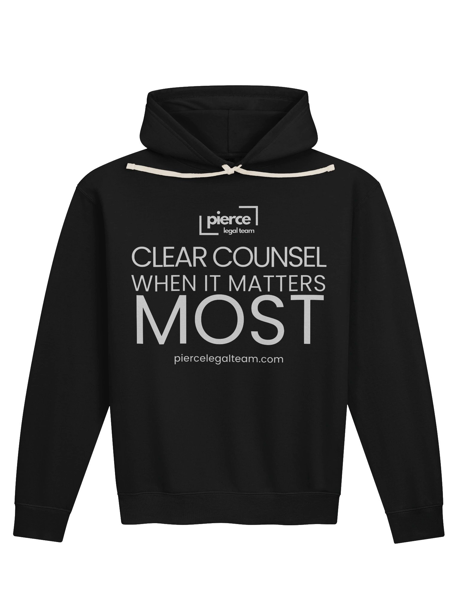 Clear Counsel Hoodie by Pierce Legal Team product image (3)