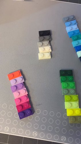 LEGO colour chart in the making! 

#lego #brickfestival #legovlog #dailyweeklybuilds