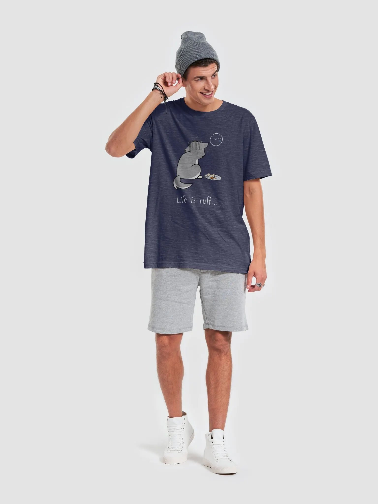Life Is Ruff Soft Unisex T-Shirt product image (5)
