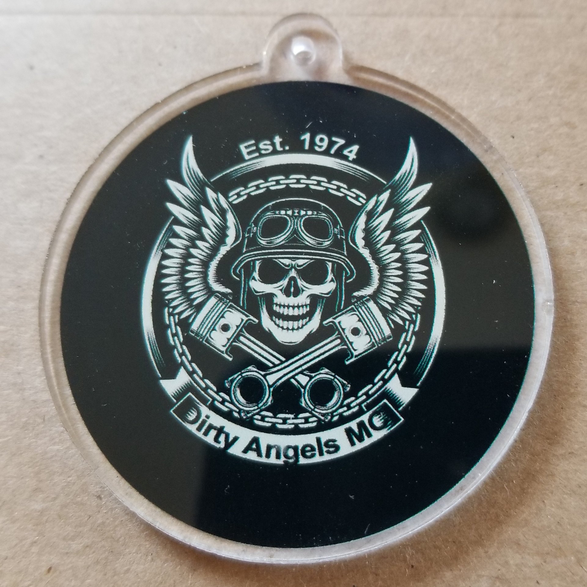 Round DAMC Acrylic Charm (Original logo) - (MMM27 PREORDER ONLY) product image (1)