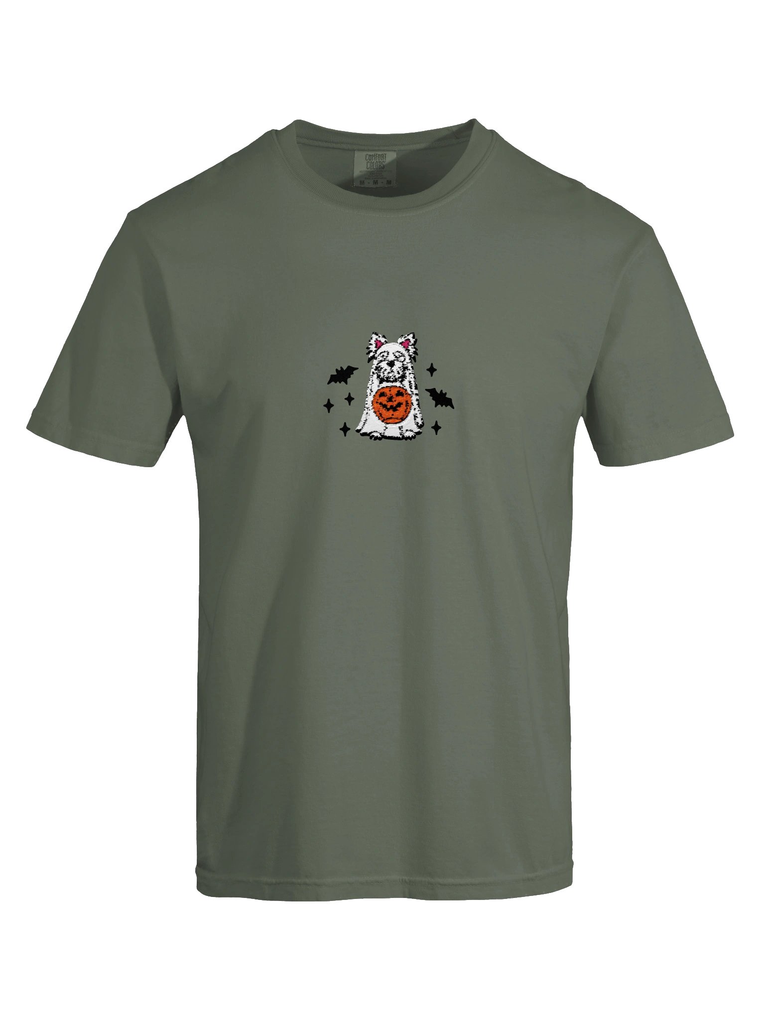 Halloween West Highland White Terrier(Westie) Embroidered T-Shirt product image (8)