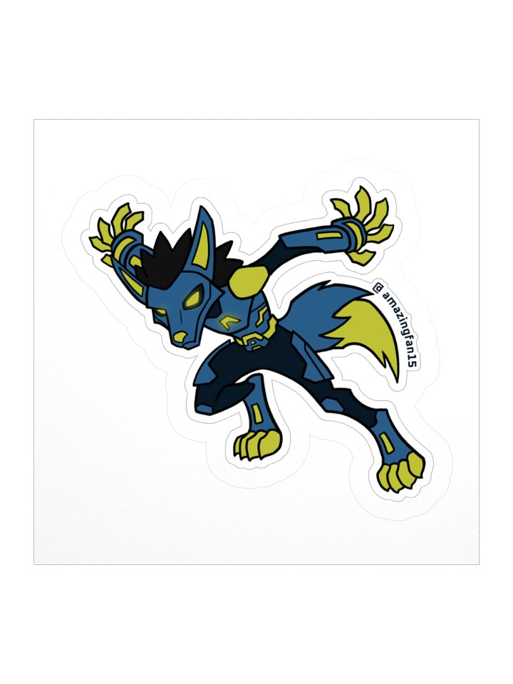 Amaze Maned Wolf Sticker product image (1)