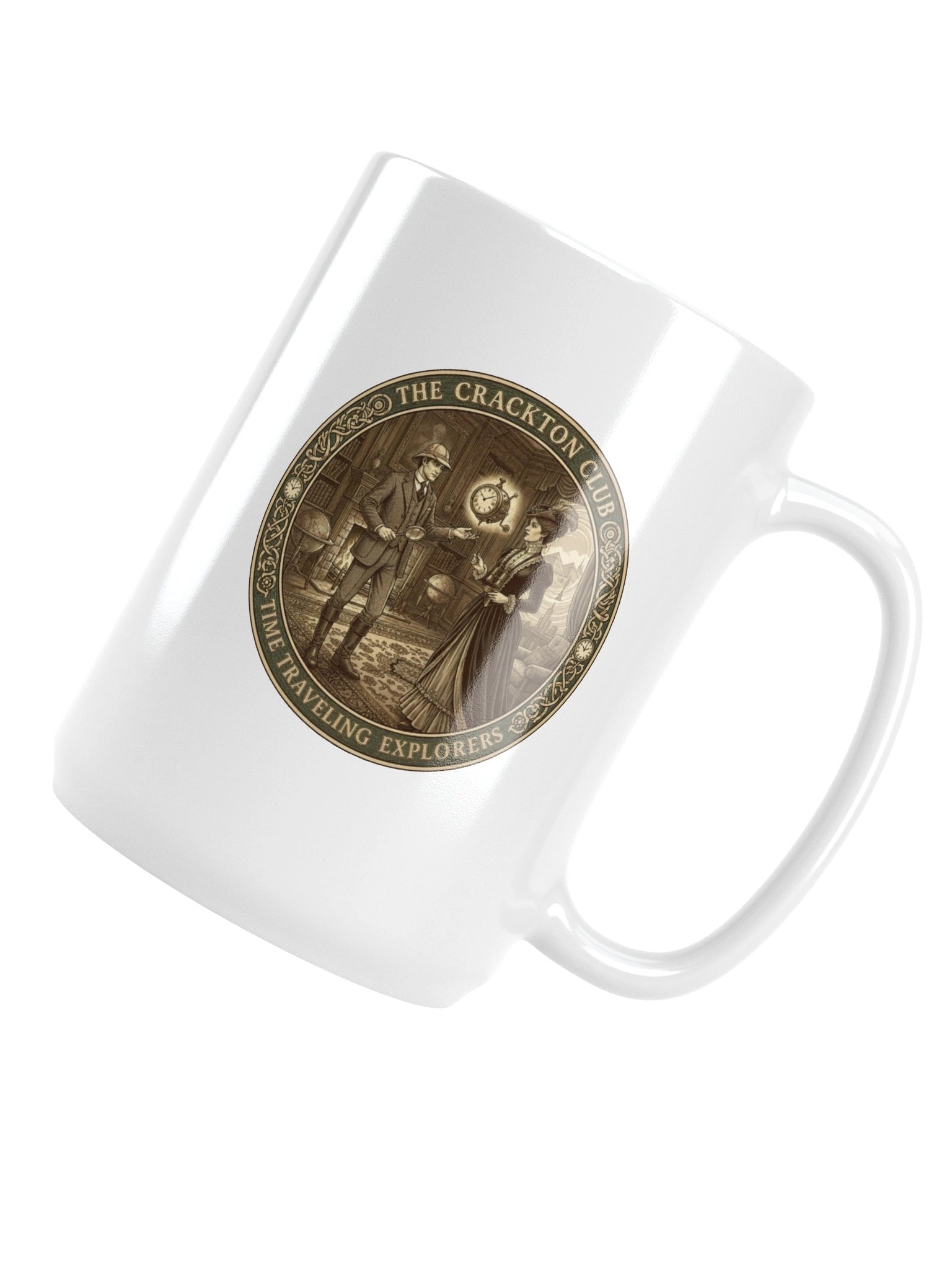 “The Crackton Club – Time Traveling Explorers” – Mug product image (5)