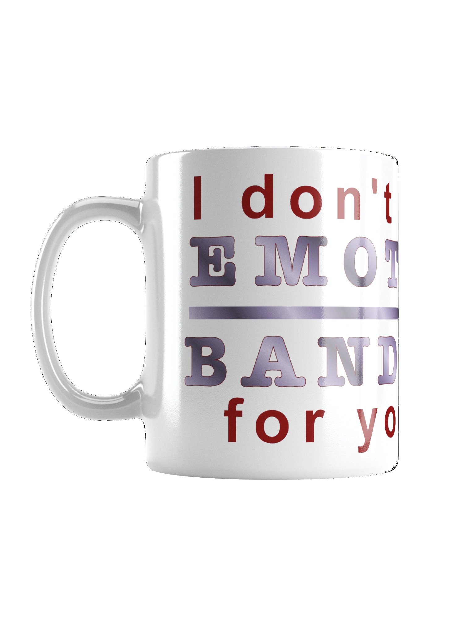 Emo Bandwidth White Mug product image (1)