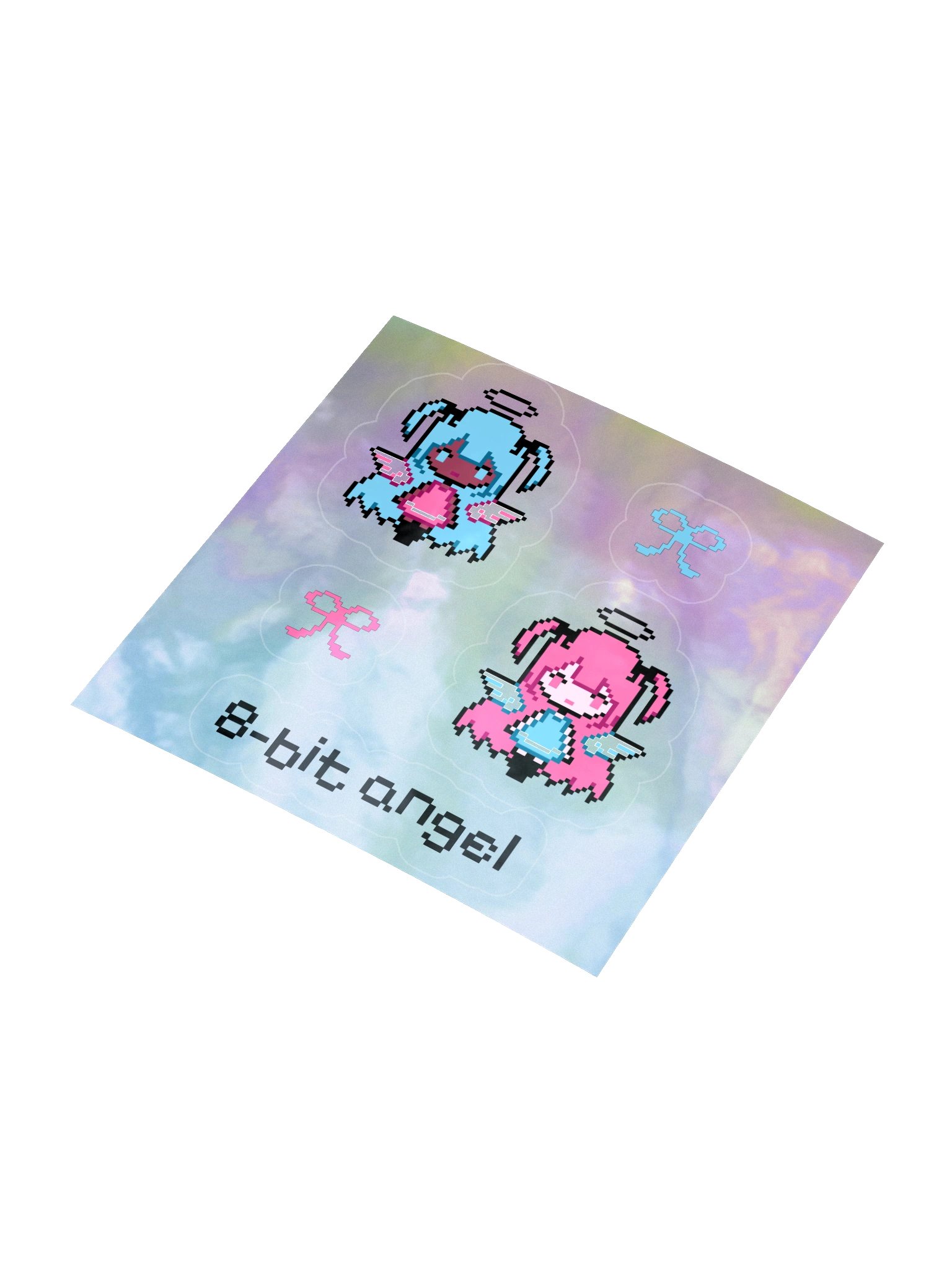 8-bit angels // holographic stickers product image (3)