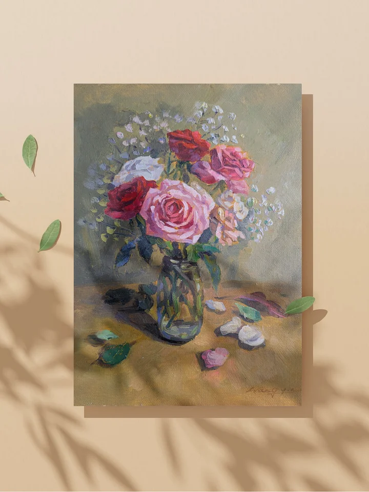 Flowers-Oil Painting Canvas Print product image (1)
