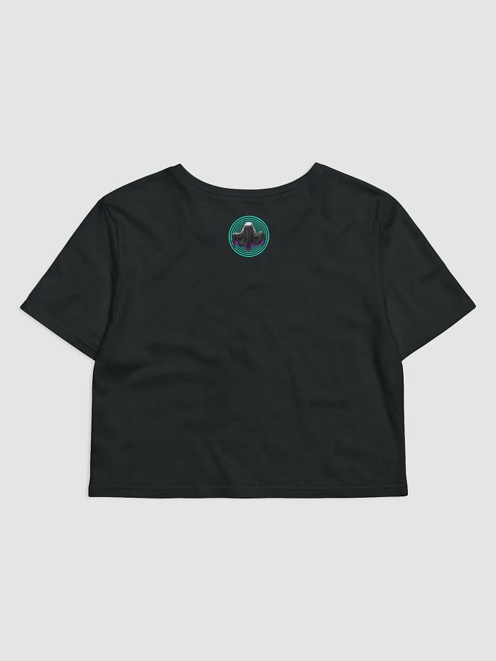(More Sizes) Gradient Rib Crop - Black product image (2)