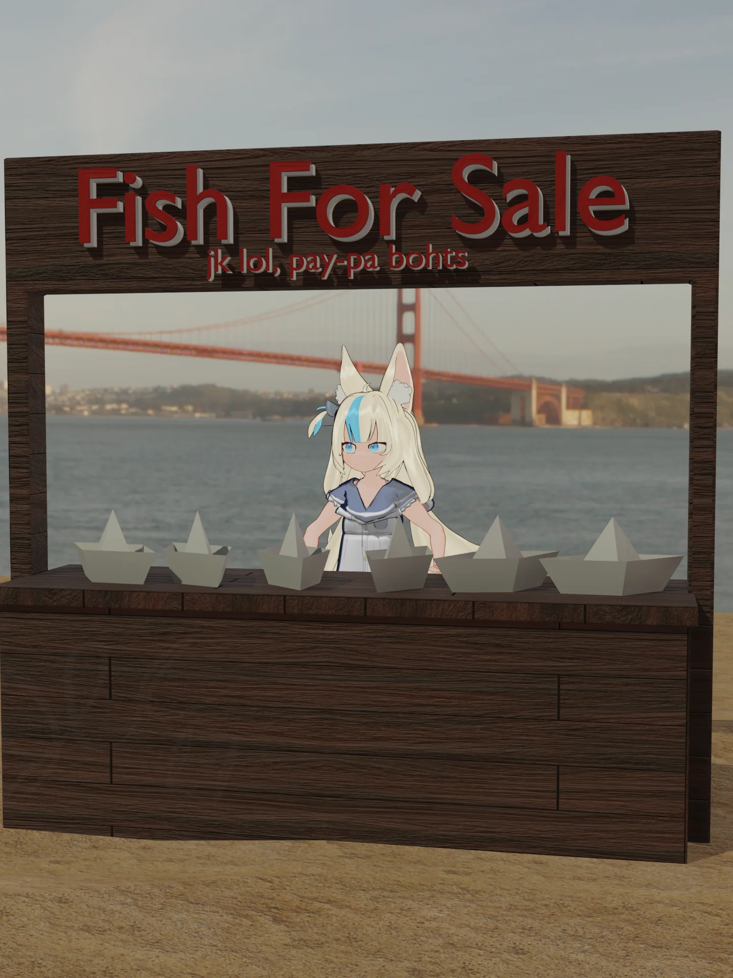 Sameko Saba Rigged 3D model (V0.0.1) product image (1)