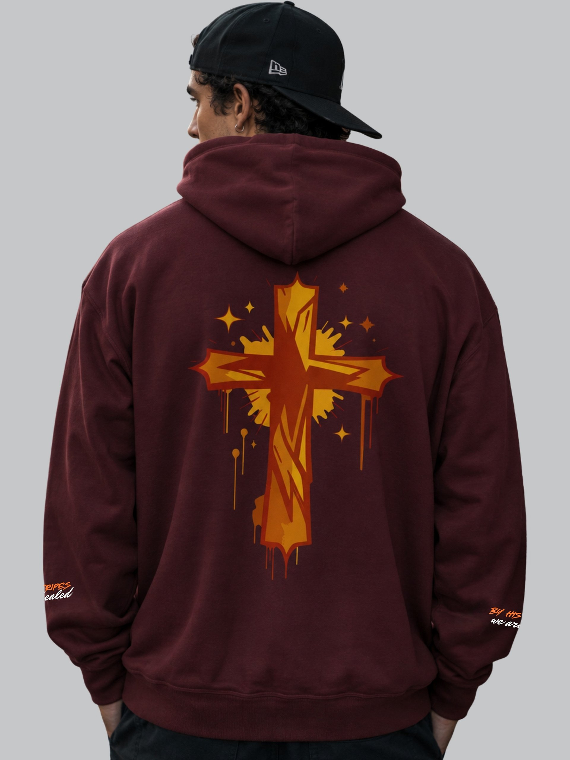 By His Stripes We Are Healed Bible Verse Hoodie product image (1)