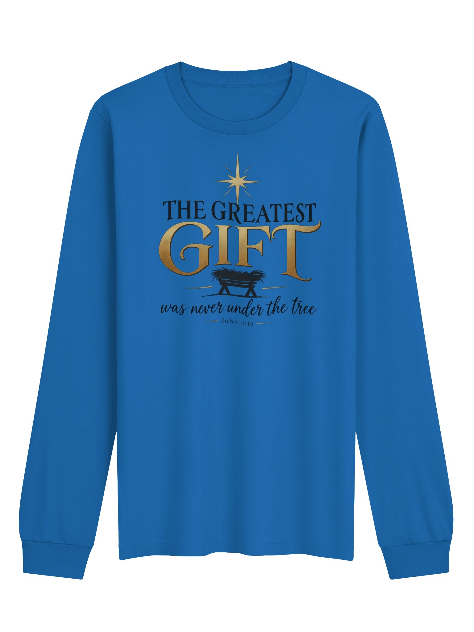 The Greatest Gift Long Sleeve Tee | John 3:16 product image (13)