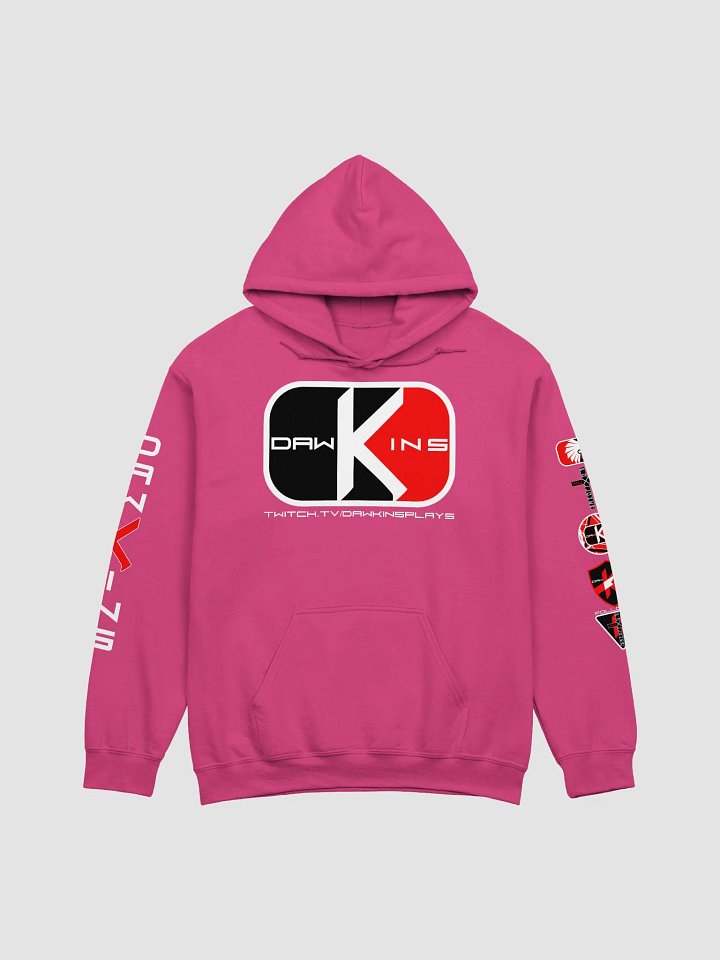 Dawkins Hoodie with Badges and Sleeve (Pink) product image (1)