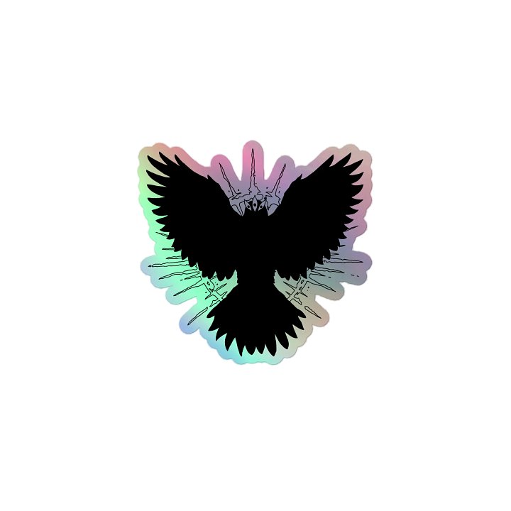 The Eldritch Raven Holo Sticker product image (1)