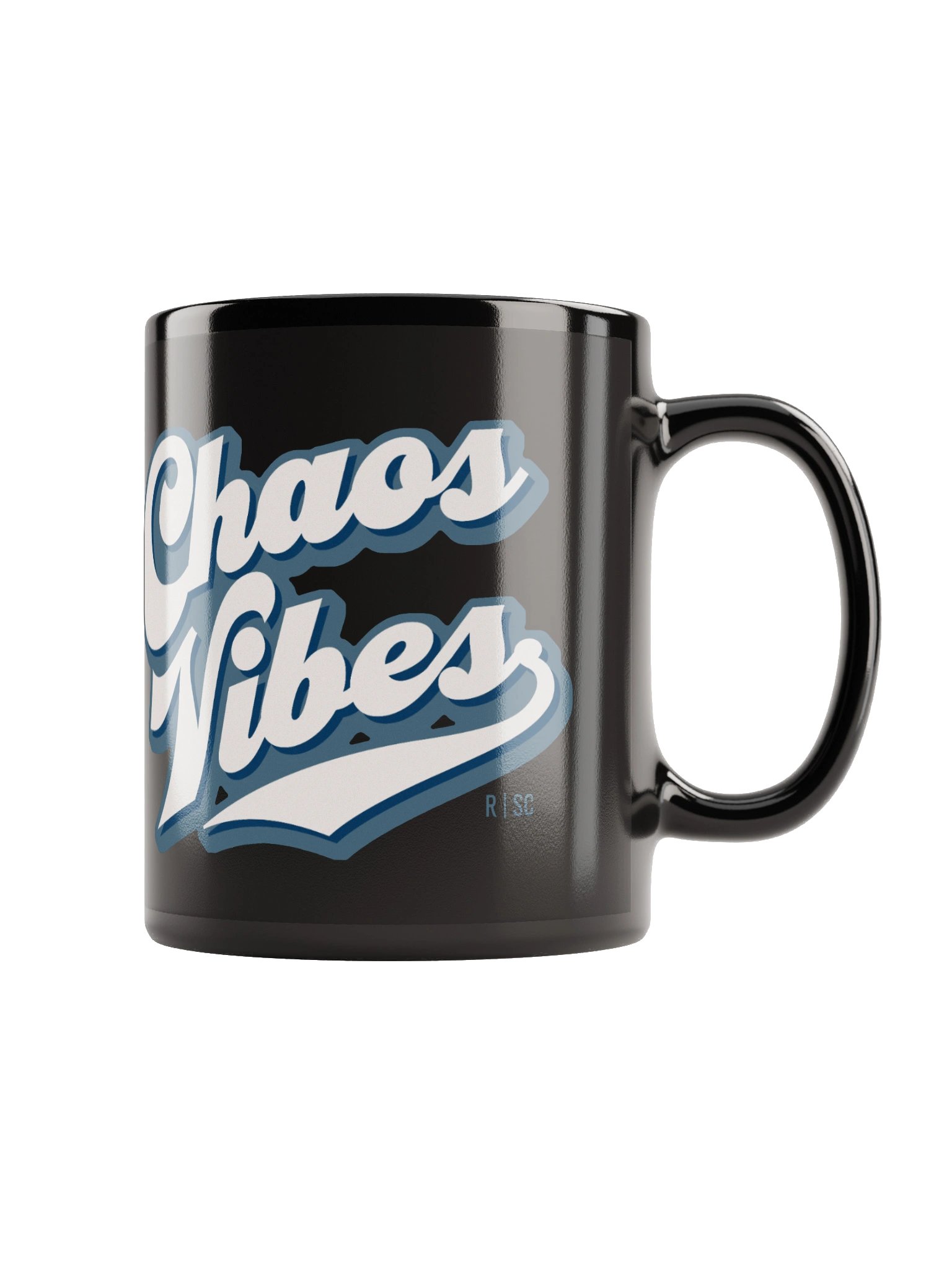 Chaos Vibes Black Mug product image (5)
